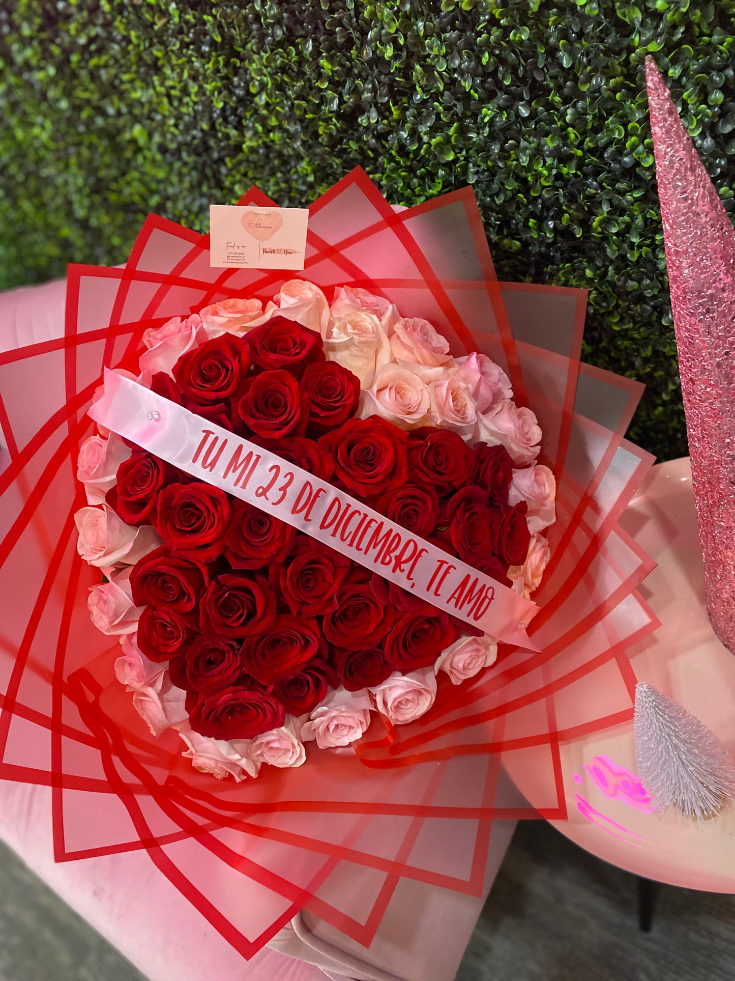 Sweet heart bouquet