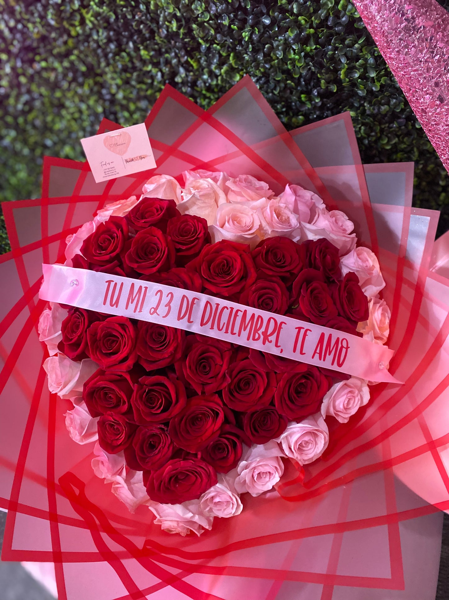 Sweet heart bouquet