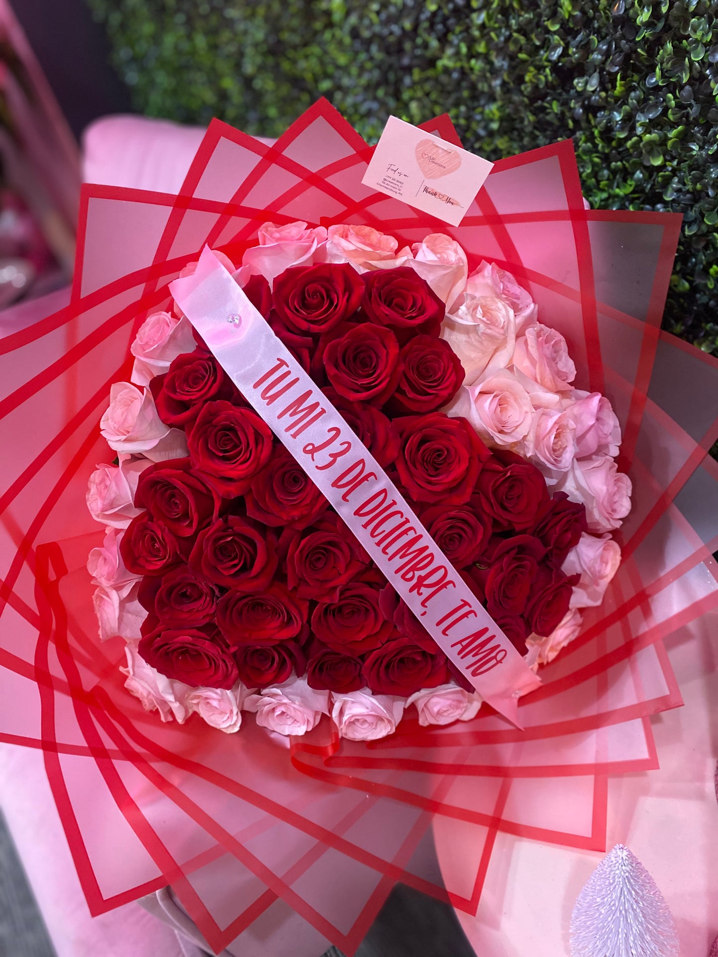 Sweet heart bouquet
