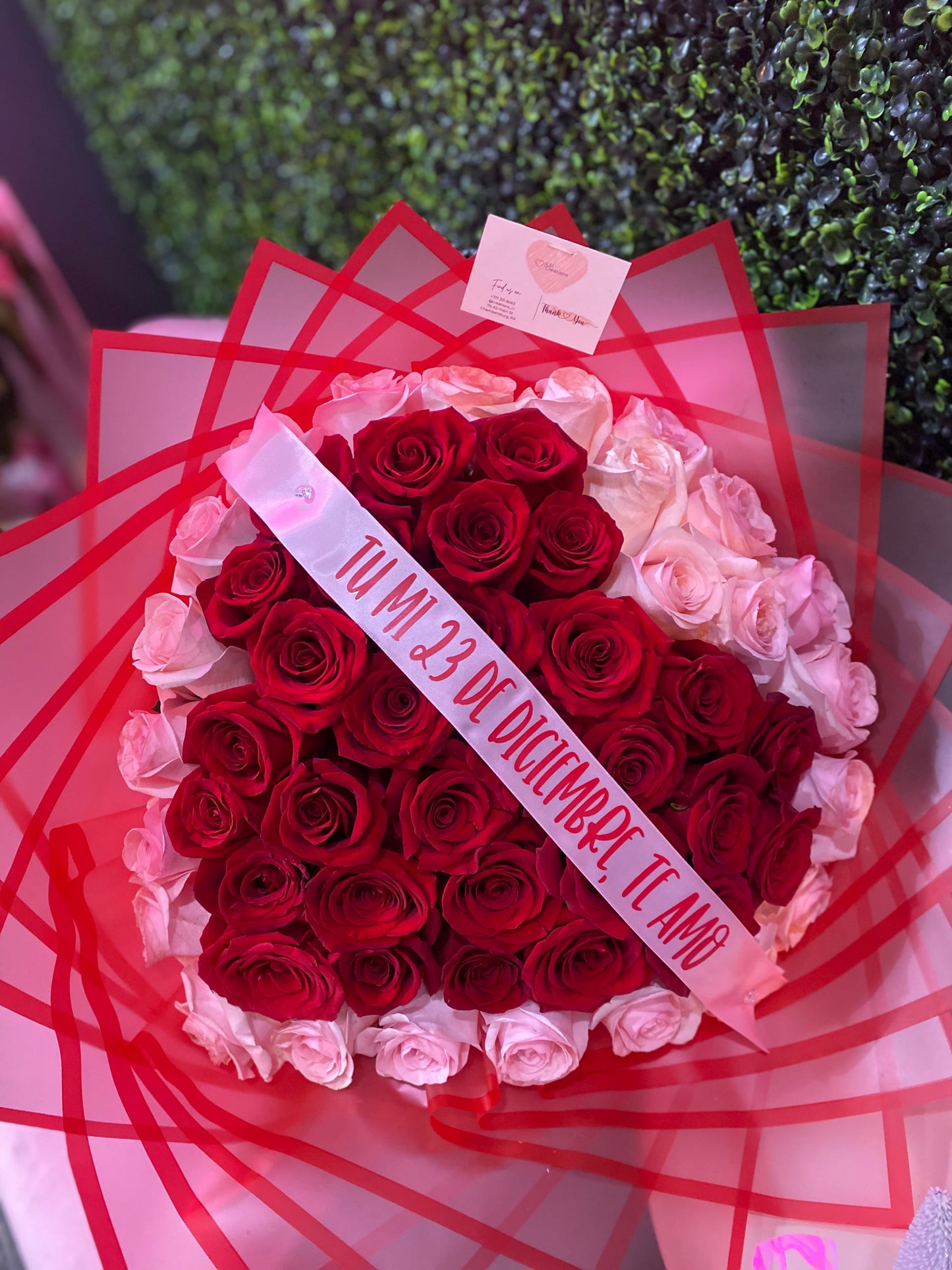 Sweet heart bouquet