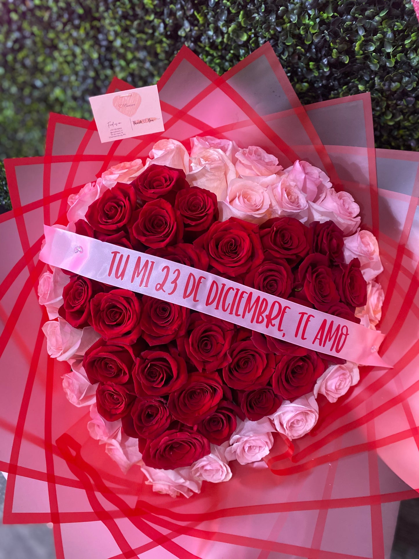 Sweet heart bouquet