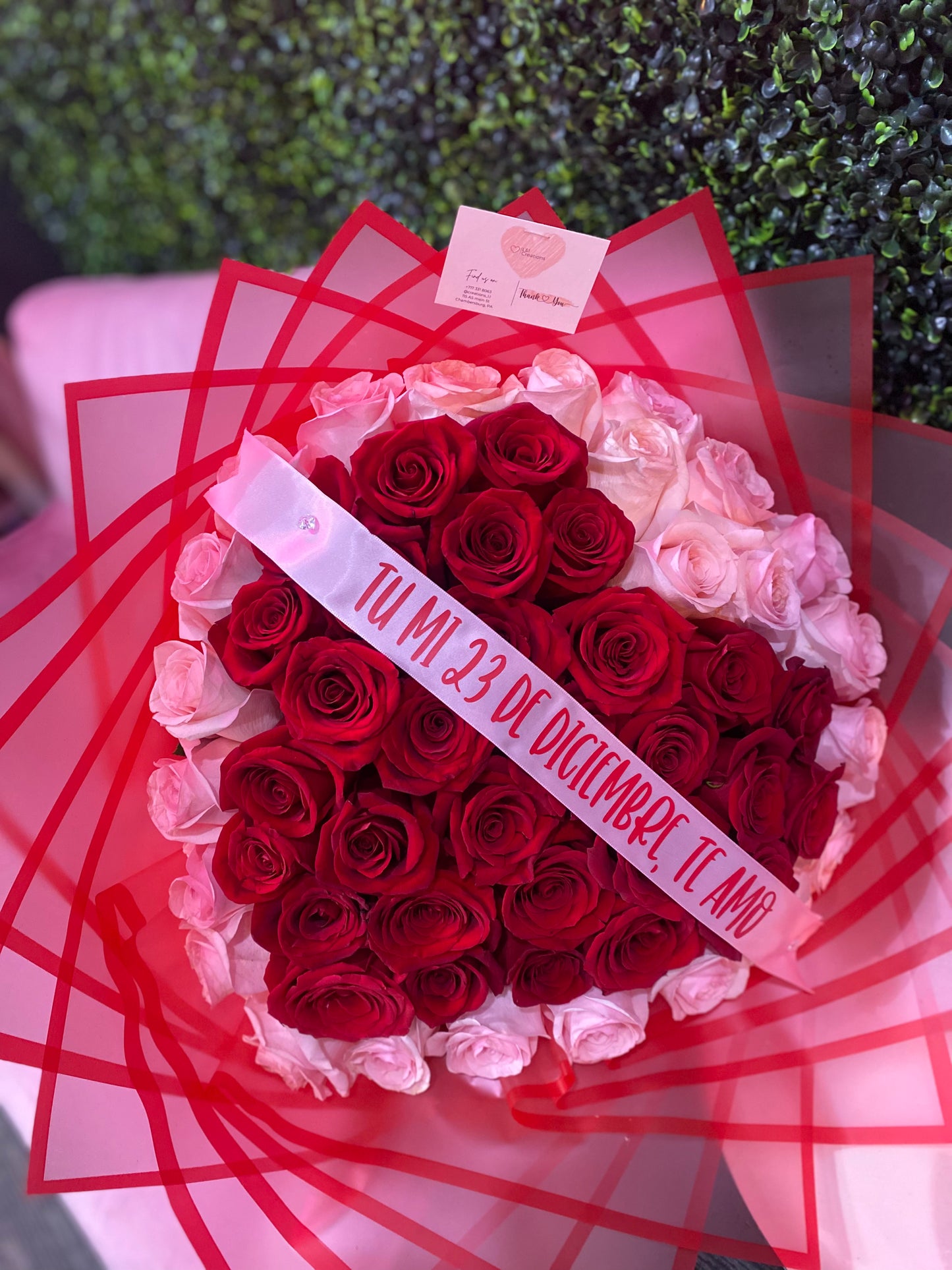 Sweet heart bouquet